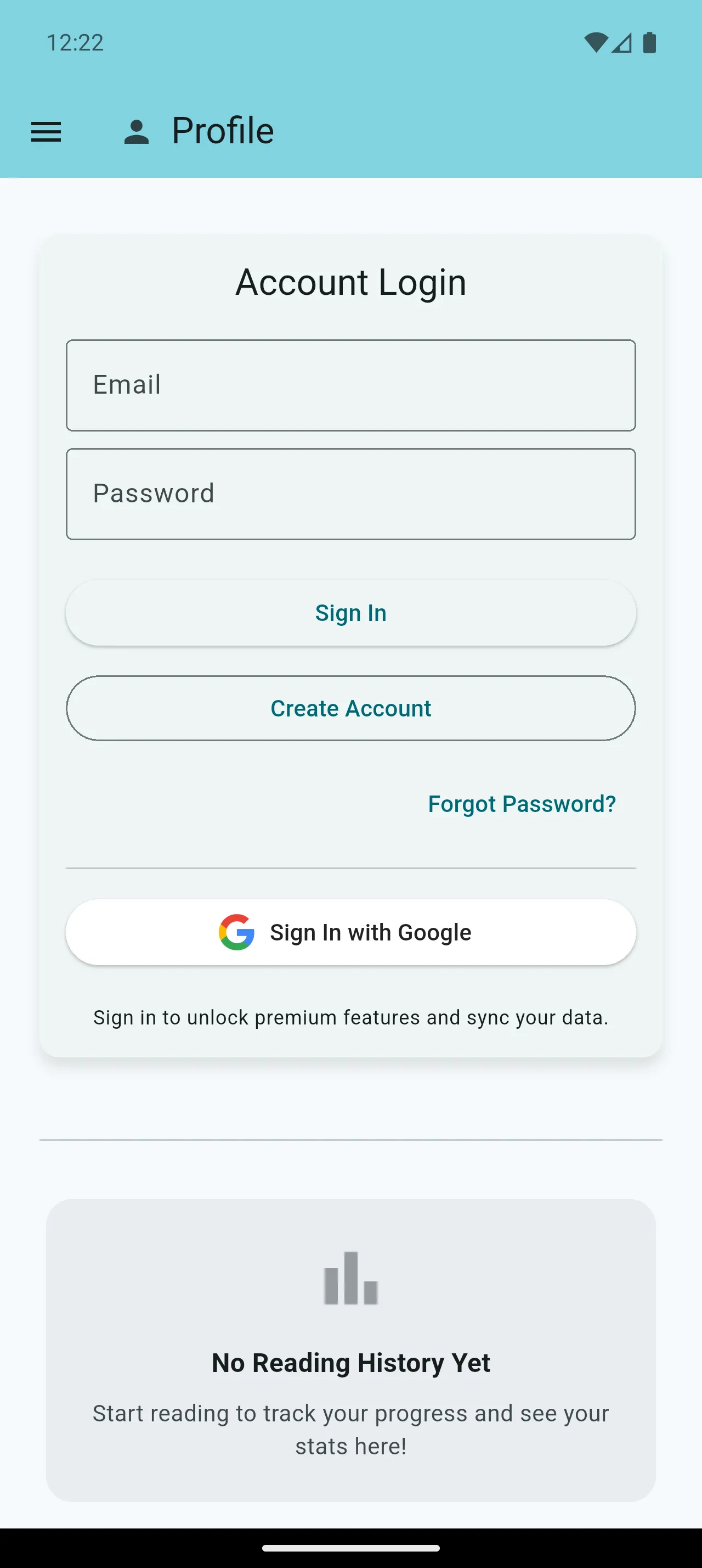 Robo Reader Cloud Sync feature screenshot